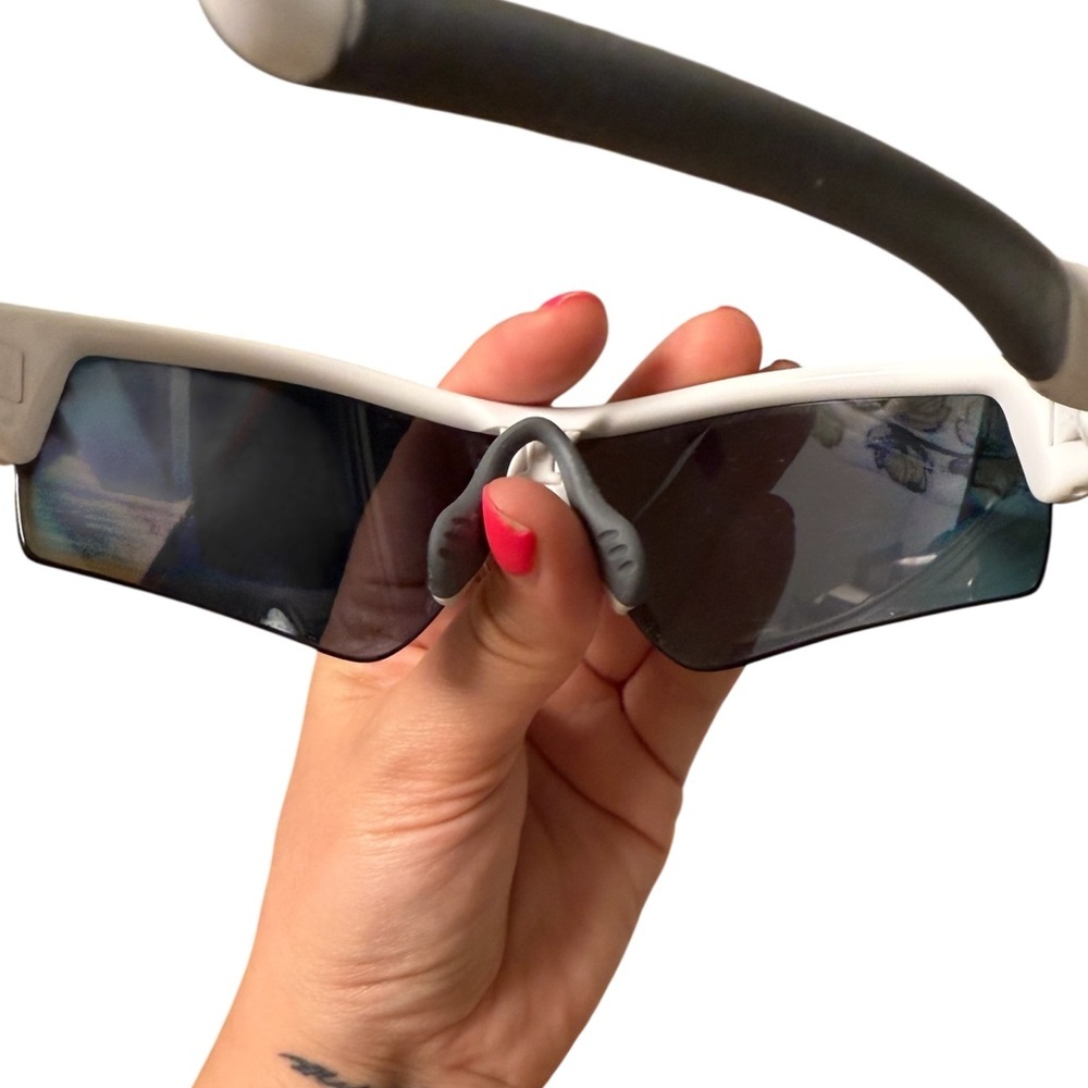 Oakley Radar Path Sunglasses – White/Red Iridium – Peeling Lenses - Picture 7 of 10